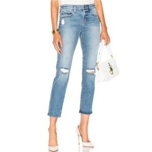 FRAME Le Boy distressed Jean in Mclane